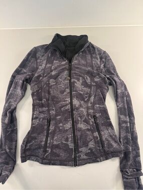 lululemon athletica Charcoal Camo Zip-Up Utility Jacket